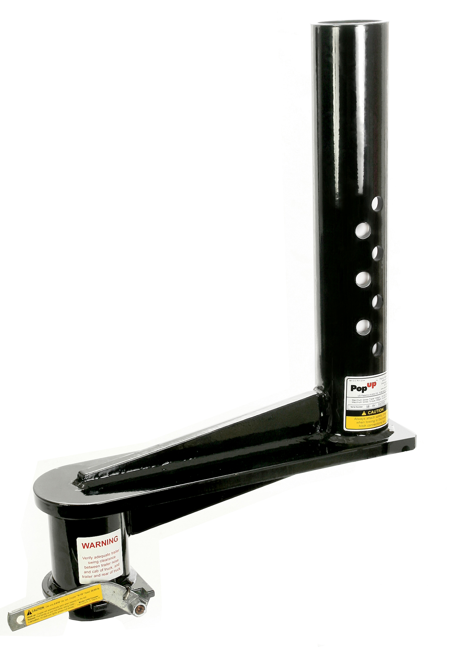 Popup Hitch Short Bed Coupler Gooseneck Towing
